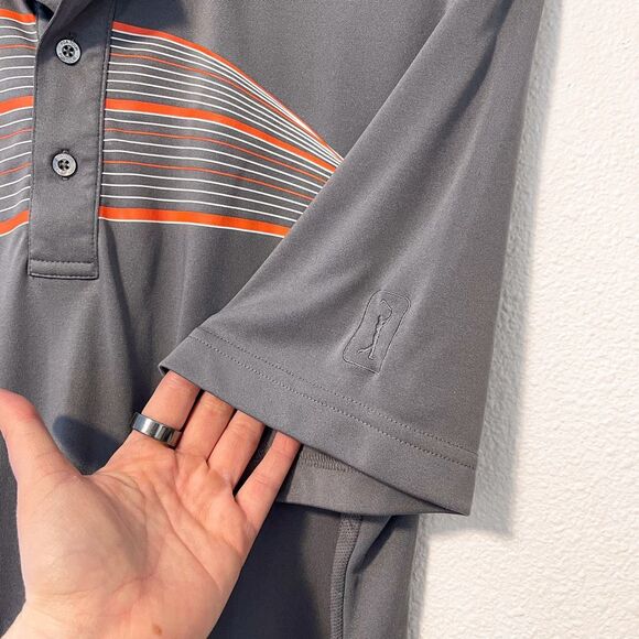 PGA Tour Grey Golf Polo Size XL - Picture 4 of 7